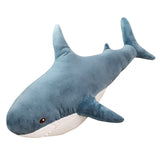 Peluche requin 100 cm Bleu