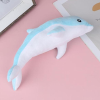 doudou dauphin bleu
