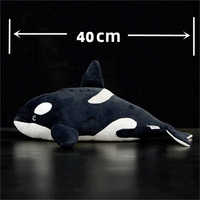 orque en peluche 40cm