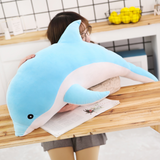 peluche géante dauphin 140 cm