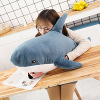 peluche requin bleu 100 cm
