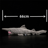 peluche requin blanc 66cm