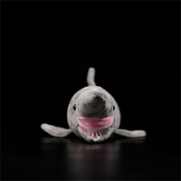 peluche requin blanc vue de face