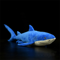 peluche requin bleu
