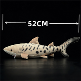 peluche requin tigre 52 cm